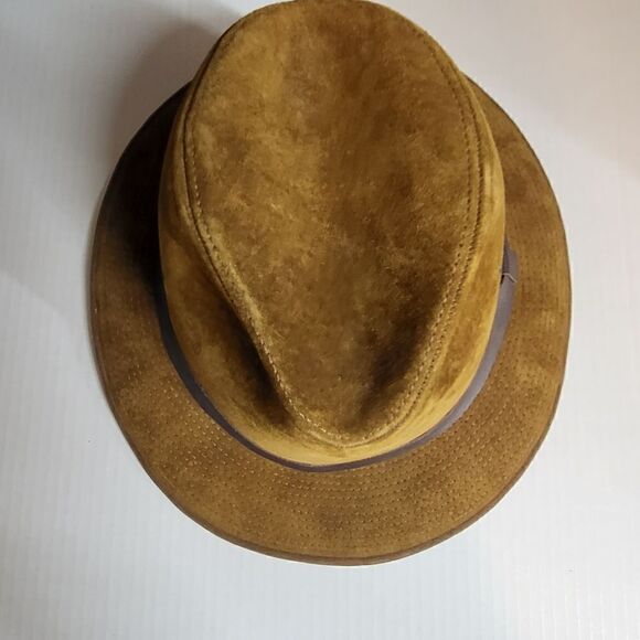 Country Gentleman Men's Genuine Sueded Leather Hat - Picture 7 of 8